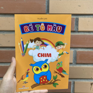 Bé tô màu mẫu giáo - Chim (2024-10k)